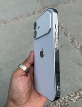 Load image into Gallery viewer, White Electroplated Chrome Glass Lense Case For Apple Iphone 17
