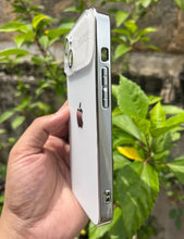 Load image into Gallery viewer, White Auto Focus Luxury Design Case For Apple Iphone 15
