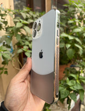 Load image into Gallery viewer, White Leather 2in1 Glass Lense Case For Apple Iphone 13 Pro Max
