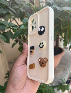 White Coffee Silicone Designer Case For Oneplus Nord Ce 2 Lite