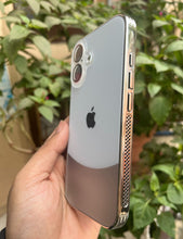 Load image into Gallery viewer, White Leather 2in1 Glass Lense Case For Apple Iphone 16 Plus
