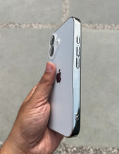 Load image into Gallery viewer, White Electroplated Chrome Glass Lense Case For Apple Iphone 16 Plus
