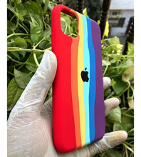 Load image into Gallery viewer, Rainbow Luxury silicone case for Apple Iphone 11 PRO MAX
