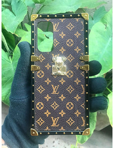 Square LV Leather Premium case for Apple Oneplus Nord 2
