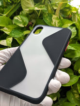 Load image into Gallery viewer, Black Flash Grip Silicone case For Apple iphone X/XS

