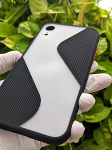 Black Flash Grip Silicone case For Apple iphone XR