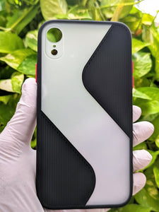 Black Flash Grip Silicone case For Apple iphone XR