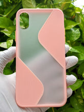 Load image into Gallery viewer, Peach Flash Grip Silicone case For Apple iphone X/XS
