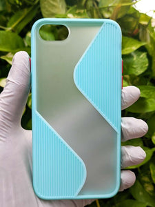 Sea Blue Flash Grip Silicone case For Apple iphone 7/8