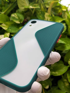 Green Flash Grip Silicone case For Apple iphone XR