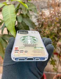 Americano Refreshed Starbucks Reflective premium case for Apple Iphone 13