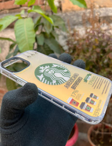 Americano Refreshed Starbucks Reflective premium case for Apple Iphone 13