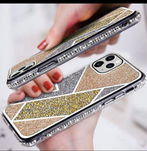 Load image into Gallery viewer, Yellow Zig Zag Diamond Luxury case for Apple Iphone 11
