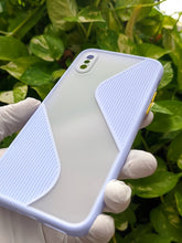 Load image into Gallery viewer, Purple Flash Grip Silicone case For Apple iphone X/XS
