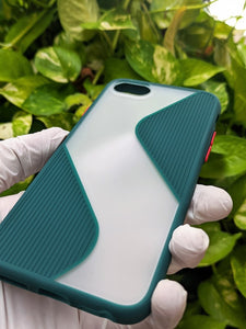 Green Flash Grip Silicone case For Apple iphone 7/8