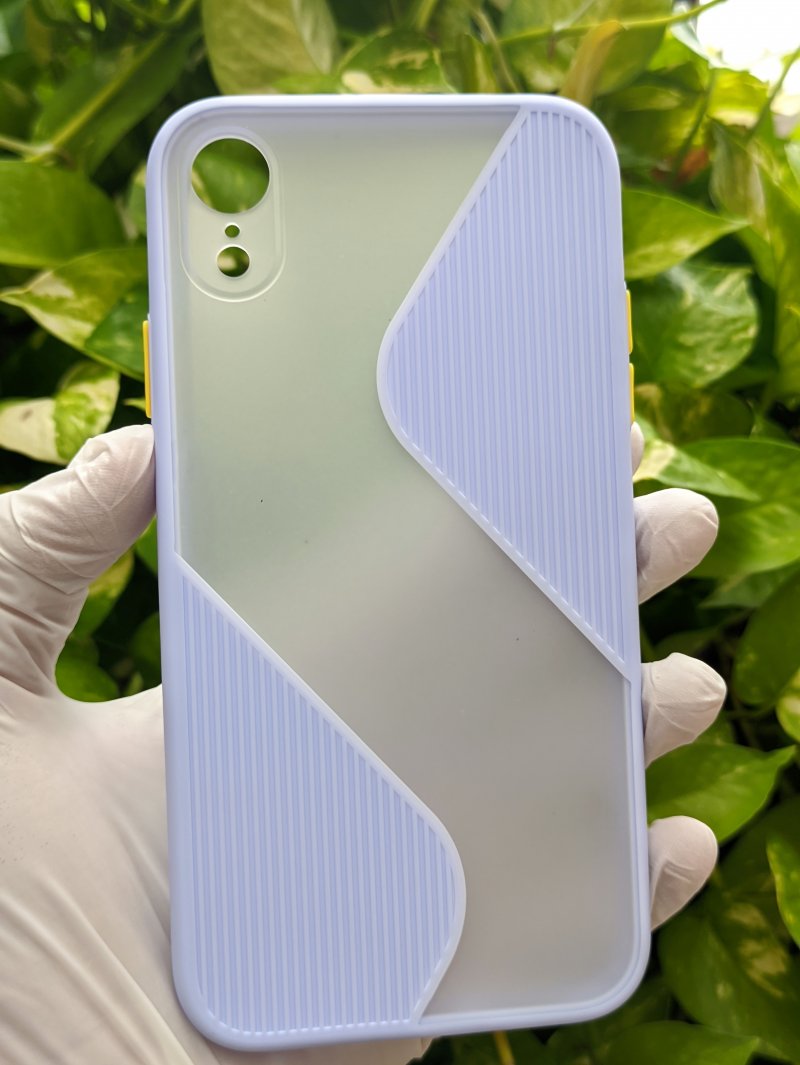 Purple Flash Grip Silicone case For Apple iphone XR