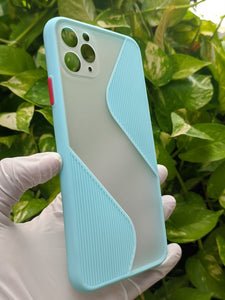 Sea Blue Flash Grip Silicone case For Apple iphone 11 Pro Max