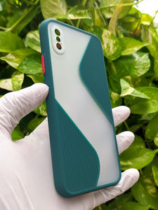 Green Flash Grip Silicone case For Apple iphone X/XS