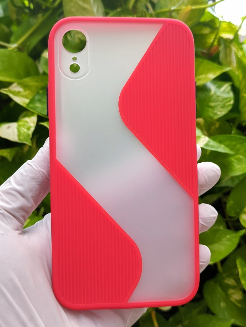 Red Flash Grip Silicone case For Apple iphone XR