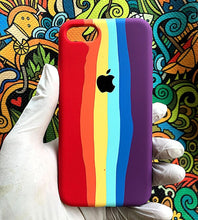 Load image into Gallery viewer, Rainbow Luxury silicone case for Apple Iphone 7/8
