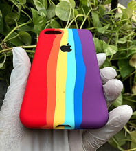 Load image into Gallery viewer, Rainbow Luxury silicone case for Apple Iphone 7/8
