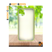 Load image into Gallery viewer, Army Green Smoke case for Apple Iphone 11 pro max
