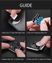 Load image into Gallery viewer, Silver Alloy Camera Lens Protector for Apple Iphone 11 pro max
