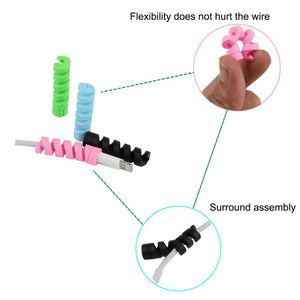 Spiral Cable Protector Set of 12 pcs