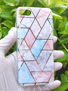 Rainbow Geometric Design Silicon Case for Apple Iphone 7/8