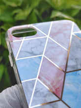 Load image into Gallery viewer, Rainbow Geometric Design Silicon Case for Apple Iphone 7/8
