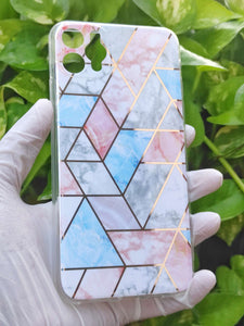 Rainbow Geometric Design Silicon Case for Apple Iphone 11 Pro Max