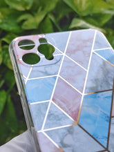 Load image into Gallery viewer, Rainbow Geometric Design Silicon Case for Apple Iphone 11 Pro Max
