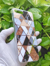 Load image into Gallery viewer, Golden Geometric Design Silicon Case for Apple Iphone 7Plus/8Plus
