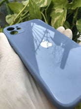Load image into Gallery viewer, Purple glass camera protector premium case for Apple Iphone 11
