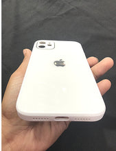 Load image into Gallery viewer, White glass camera protector premium case for Apple Iphone 11
