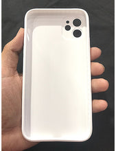 Load image into Gallery viewer, White glass camera protector premium case for Apple Iphone 11
