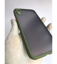 Load image into Gallery viewer, Army Green Camera Protector smoke case for Apple Iphone X/XS
