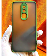 Load image into Gallery viewer, Army Green Camera Protector Smoke case for OnePlus 6
