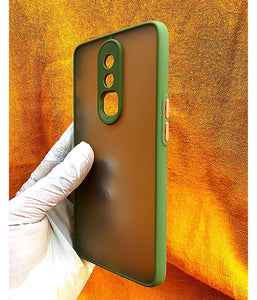 Army Green Camera Protector Smoke case for OnePlus 6