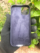 Load image into Gallery viewer, Black Rainbow Luxury silicone case for Apple Iphone 13
