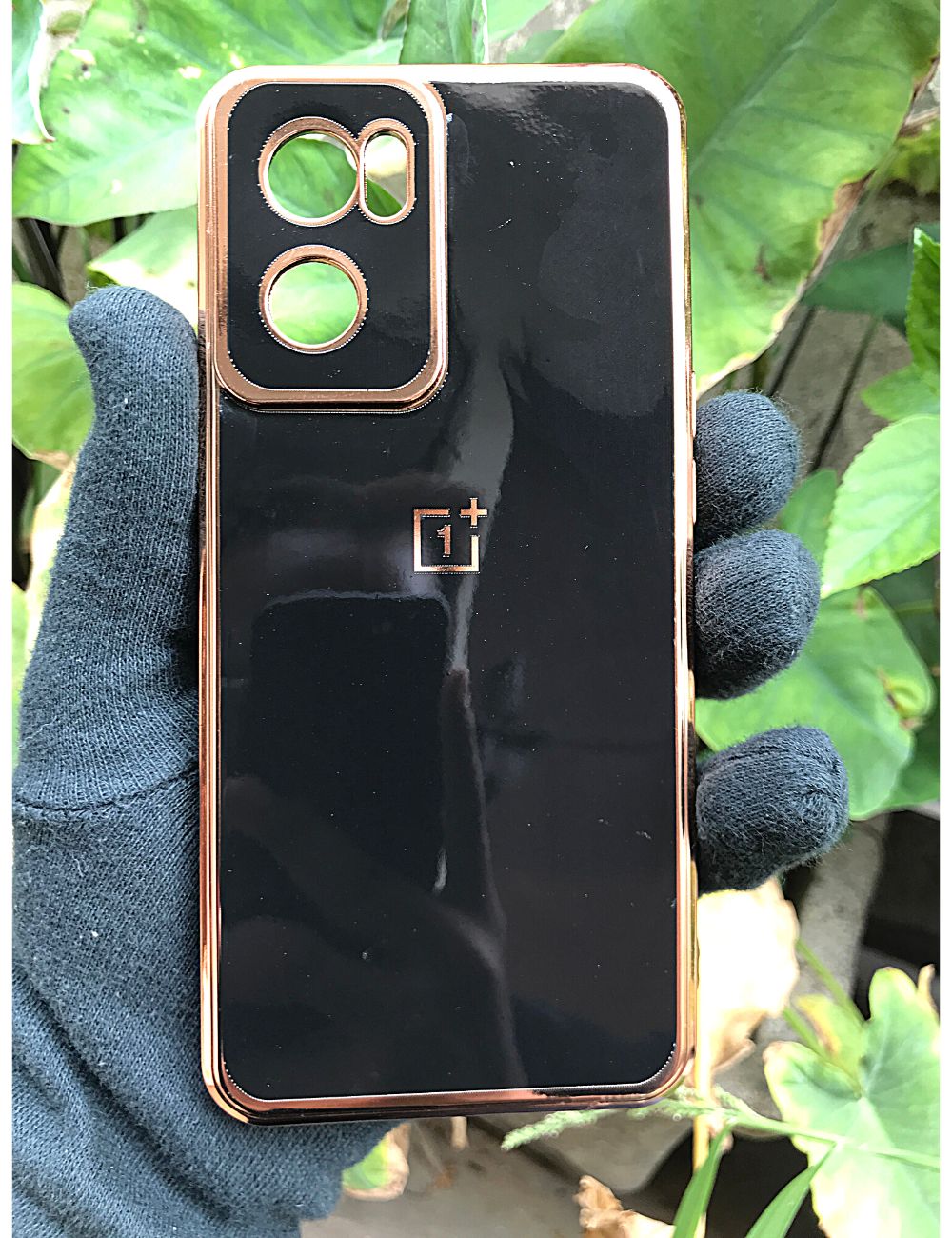 Black My Case chrome silicone case for OnePlus Nord CE 2