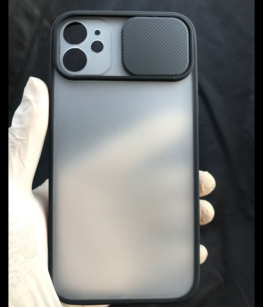 Black Shutter case for Apple Iphone 11