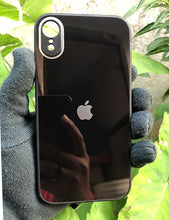 Load image into Gallery viewer, Black glass camera protector premium case for Apple Iphone XR
