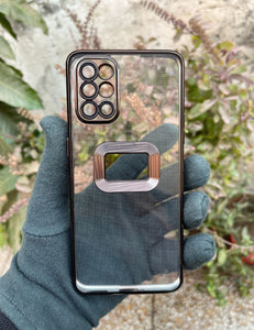 Black CD transparent case for OnePlus 8T/9R