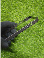 Load image into Gallery viewer, Black metal lense transparent case for Apple Iphone 12
