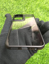 Load image into Gallery viewer, Black metal lense transparent case for OnePlus Nord CE 2
