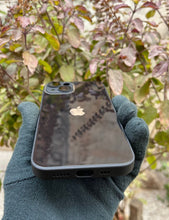 Load image into Gallery viewer, Black 9D glass camera lense premium case for Apple Iphone 13
