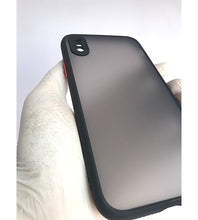 Load image into Gallery viewer, Black Camera Protector smoke case for Apple Iphone X/XS
