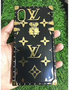 Louis Vuitton Multicolor Black iPhone XR Clear Case