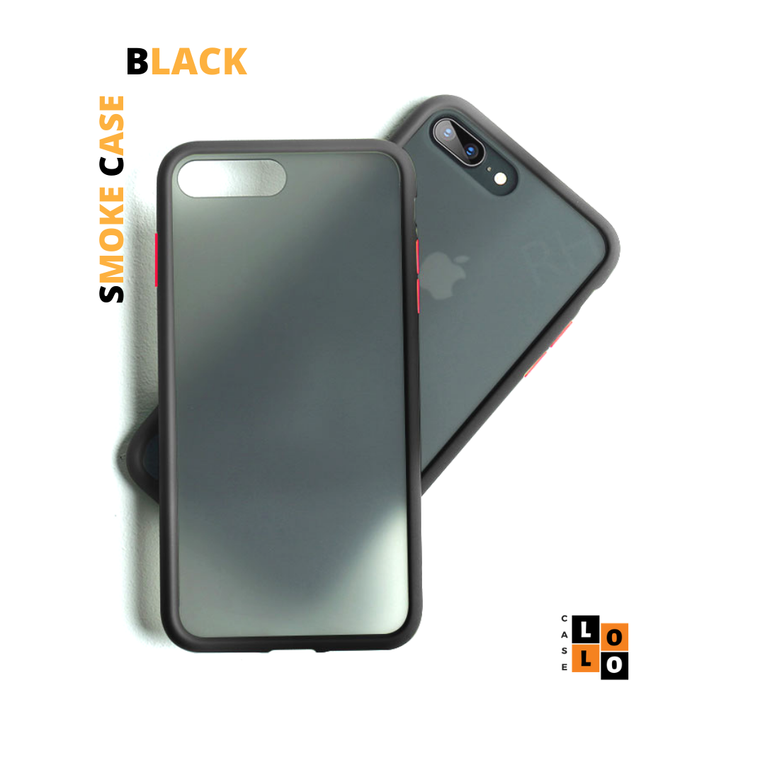 Black smoke case for Iphone 7plus/8plus Caselolo